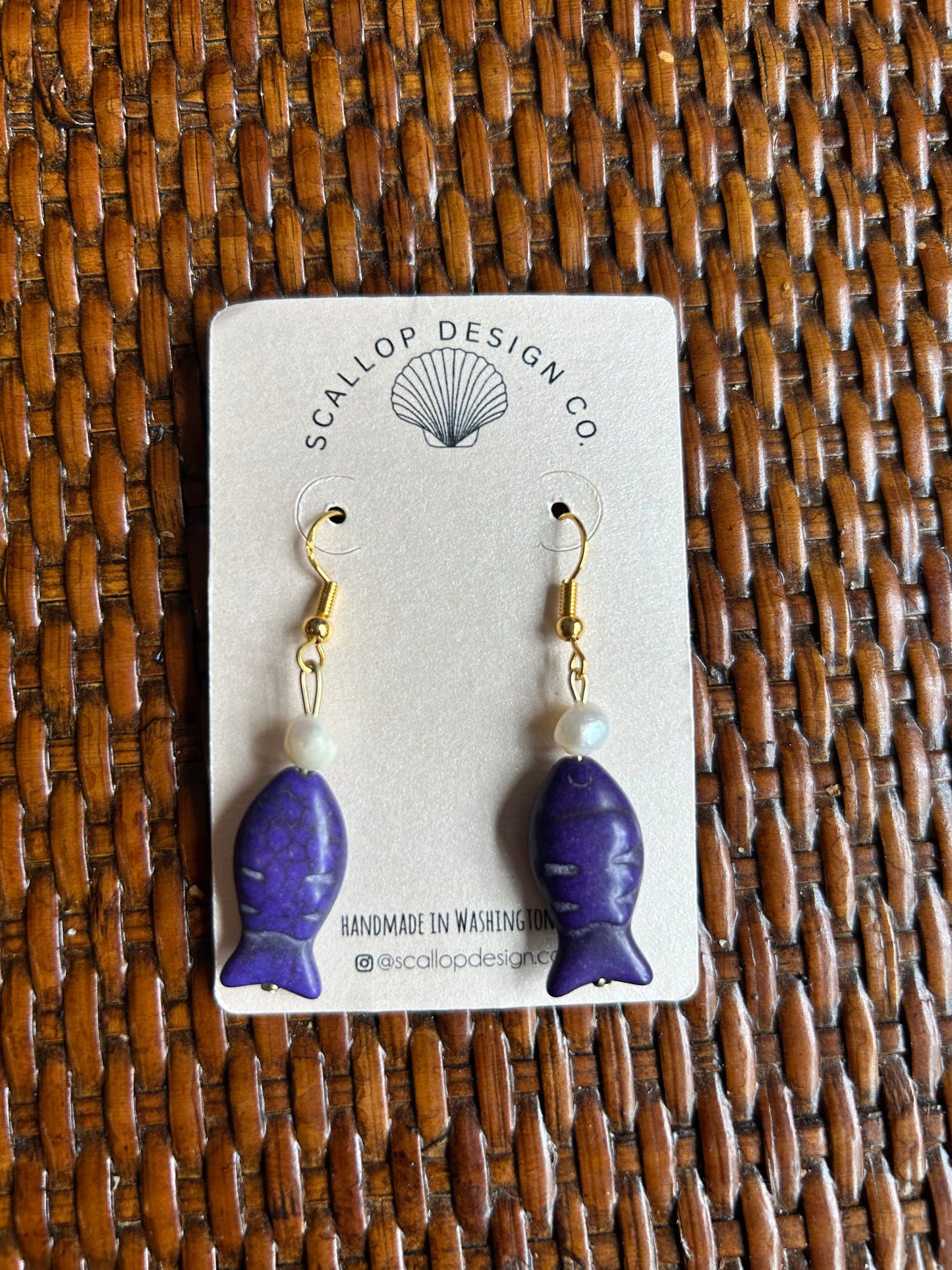 Pesdaco (multiple colors) - Upcycled Earrings