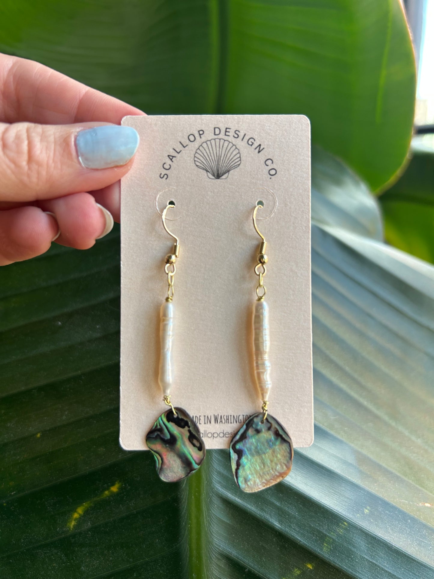 Pāua Lumiere - Earrings