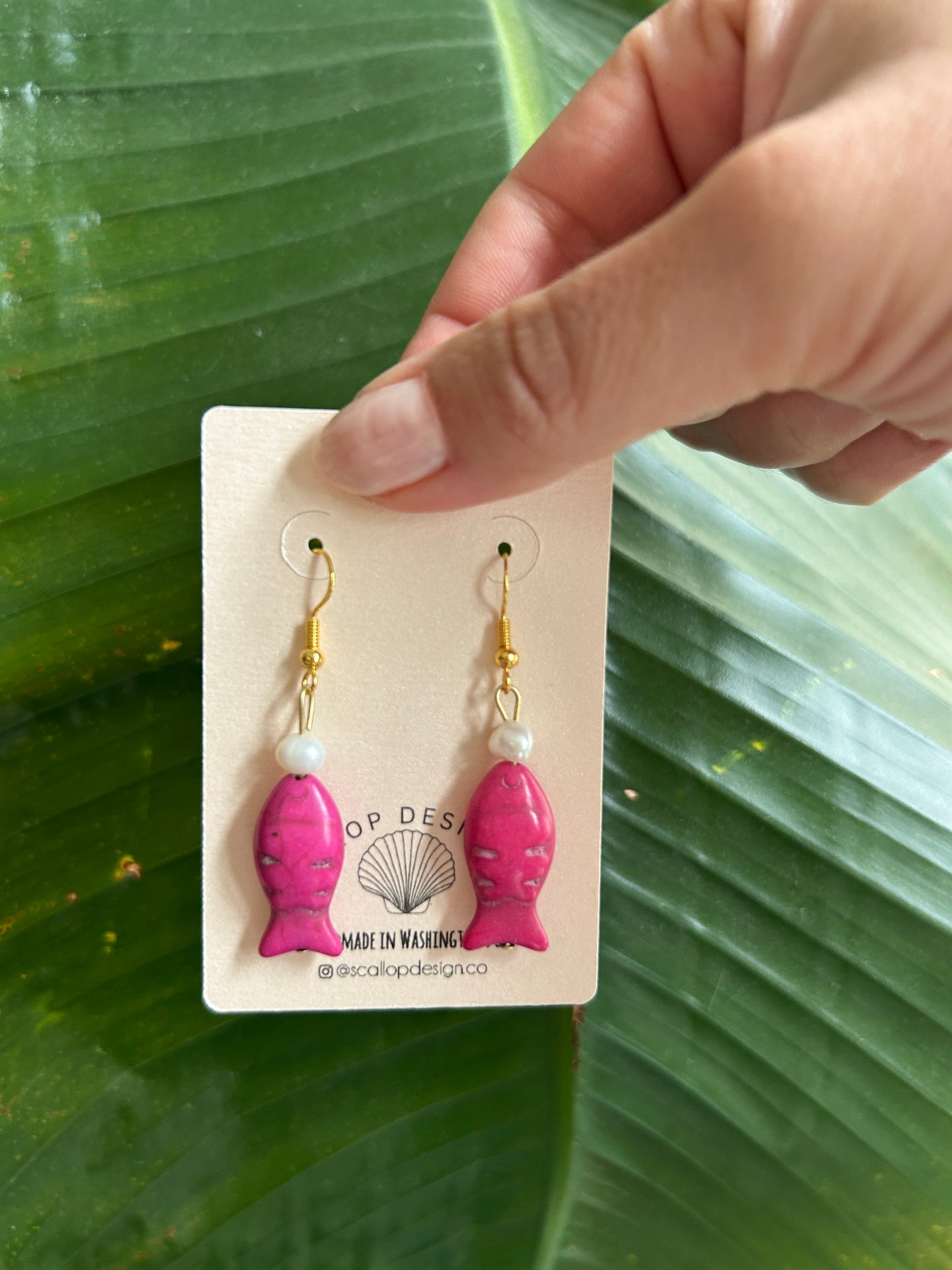 Pesdaco (multiple colors) - Upcycled Earrings
