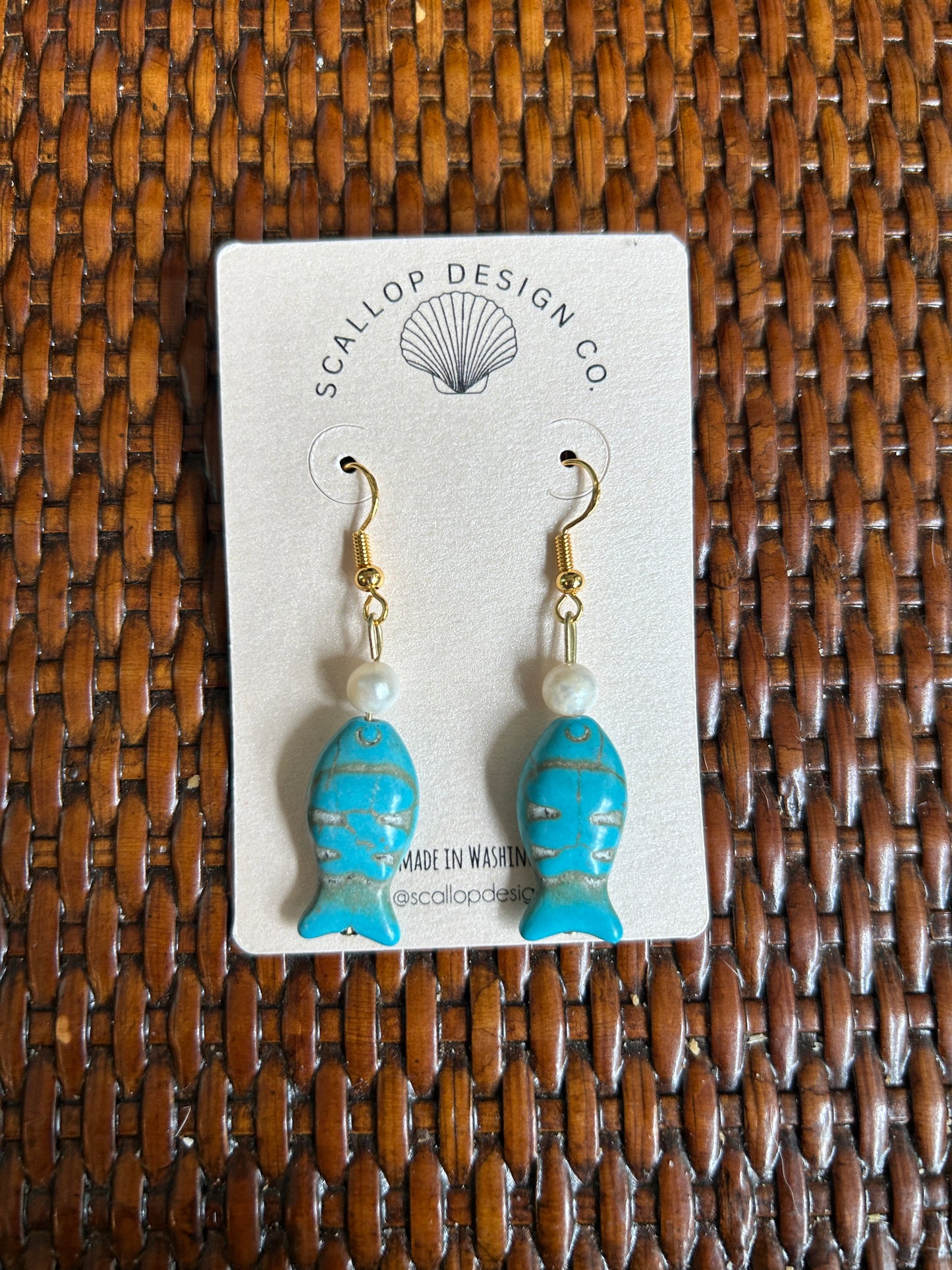 Pesdaco (multiple colors) - Upcycled Earrings