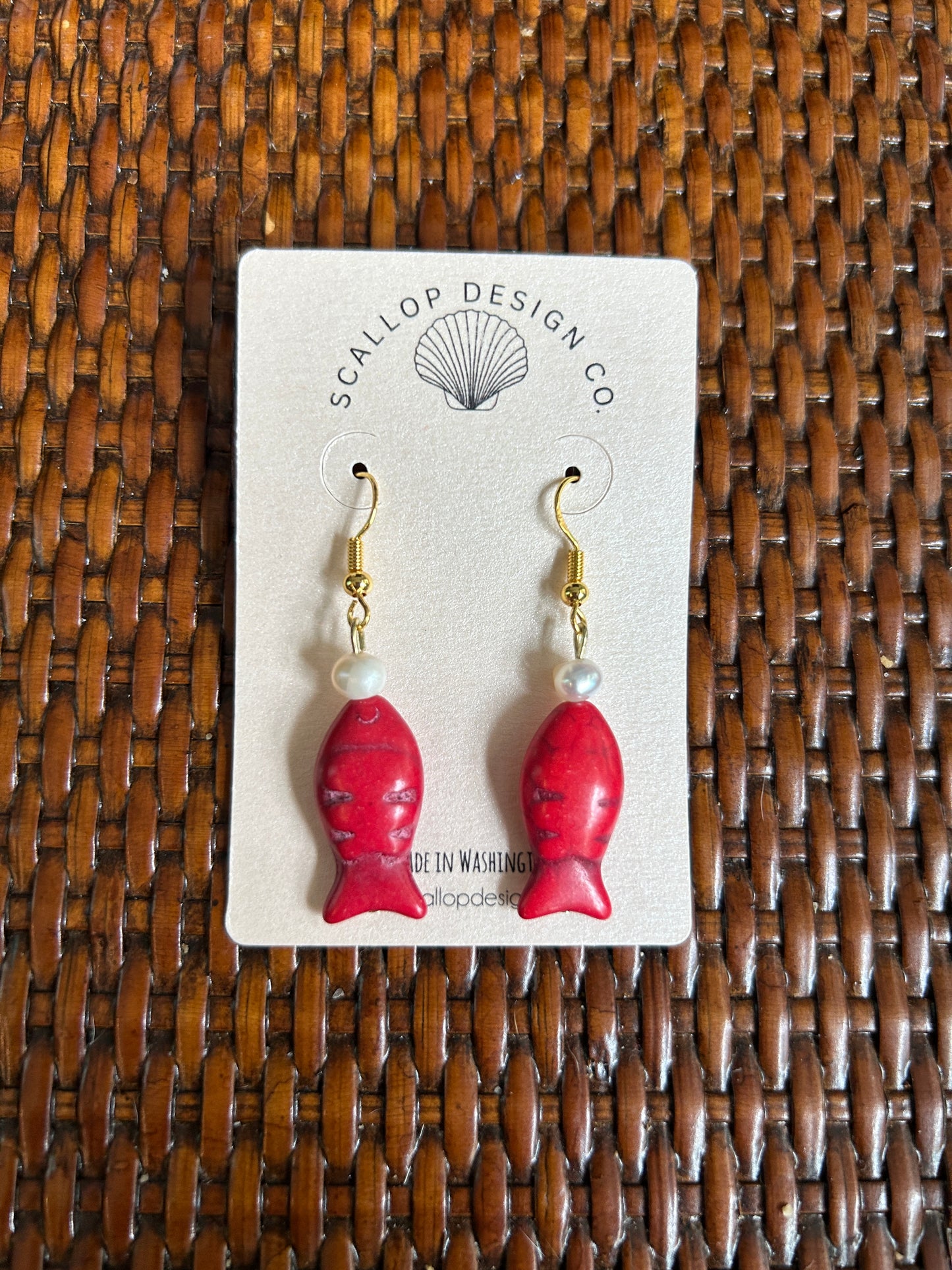 Pesdaco (multiple colors) - Upcycled Earrings