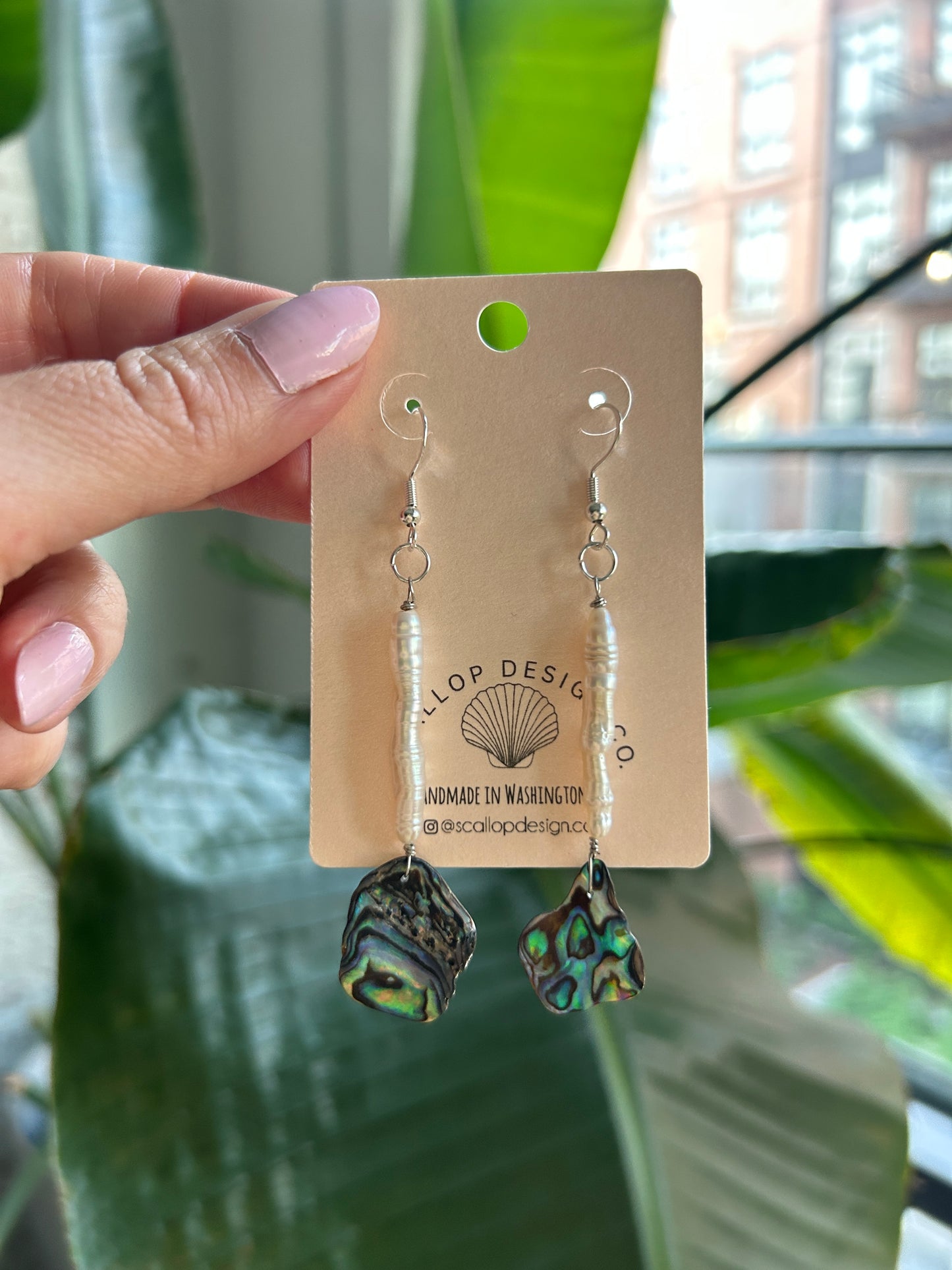 Pāua Lumiere - Earrings