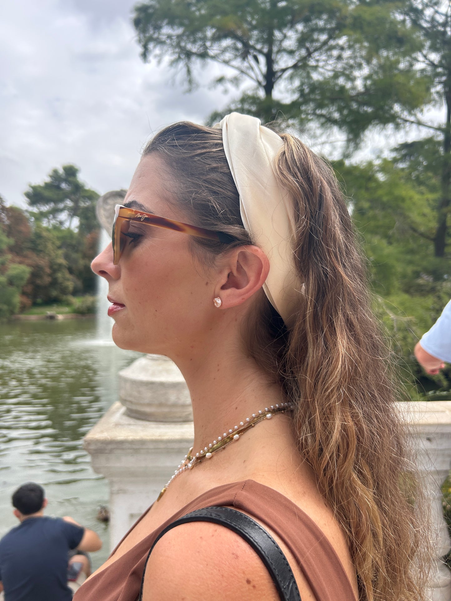 Pink Keshi Pearl Studs - Lunara collection