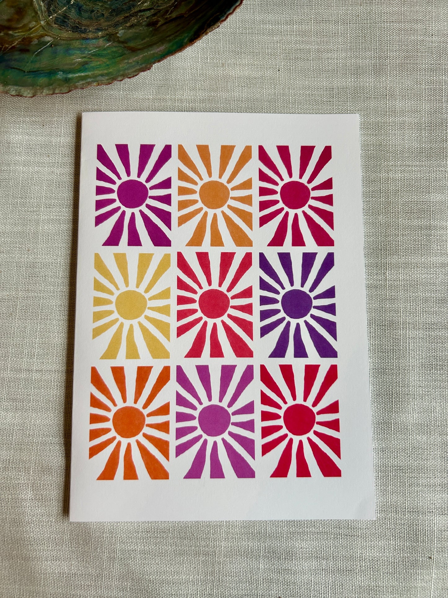 Chromatic Suns Art Print Card 5x7