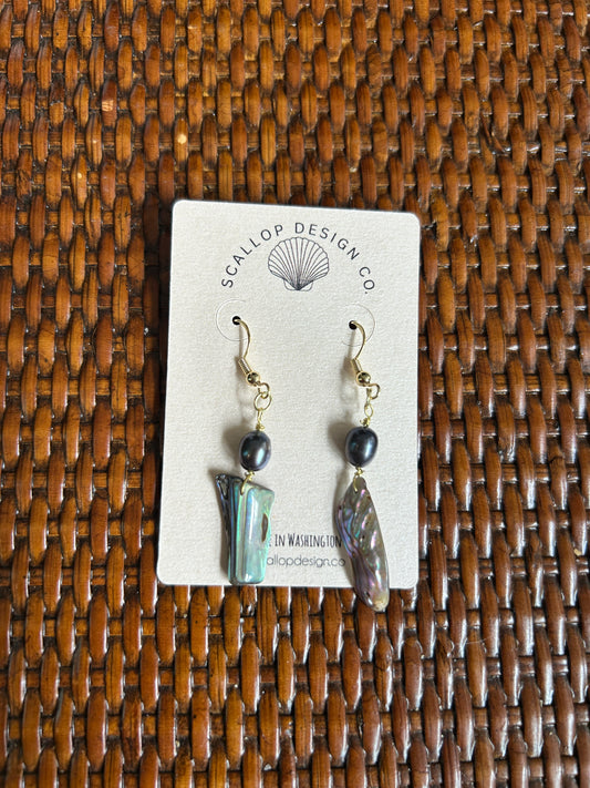 Pāua - Small Earrings