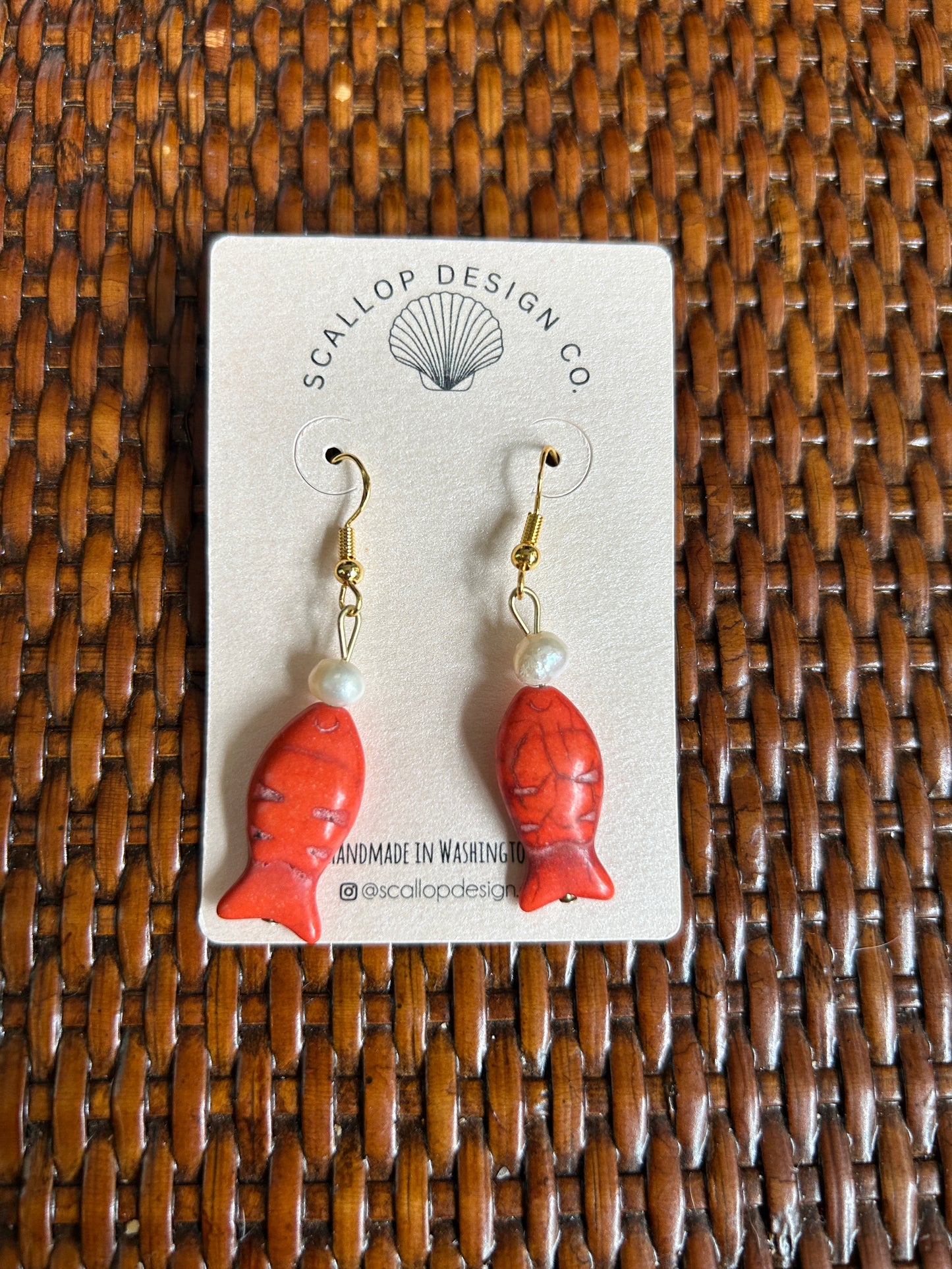 Pesdaco (multiple colors) - Upcycled Earrings