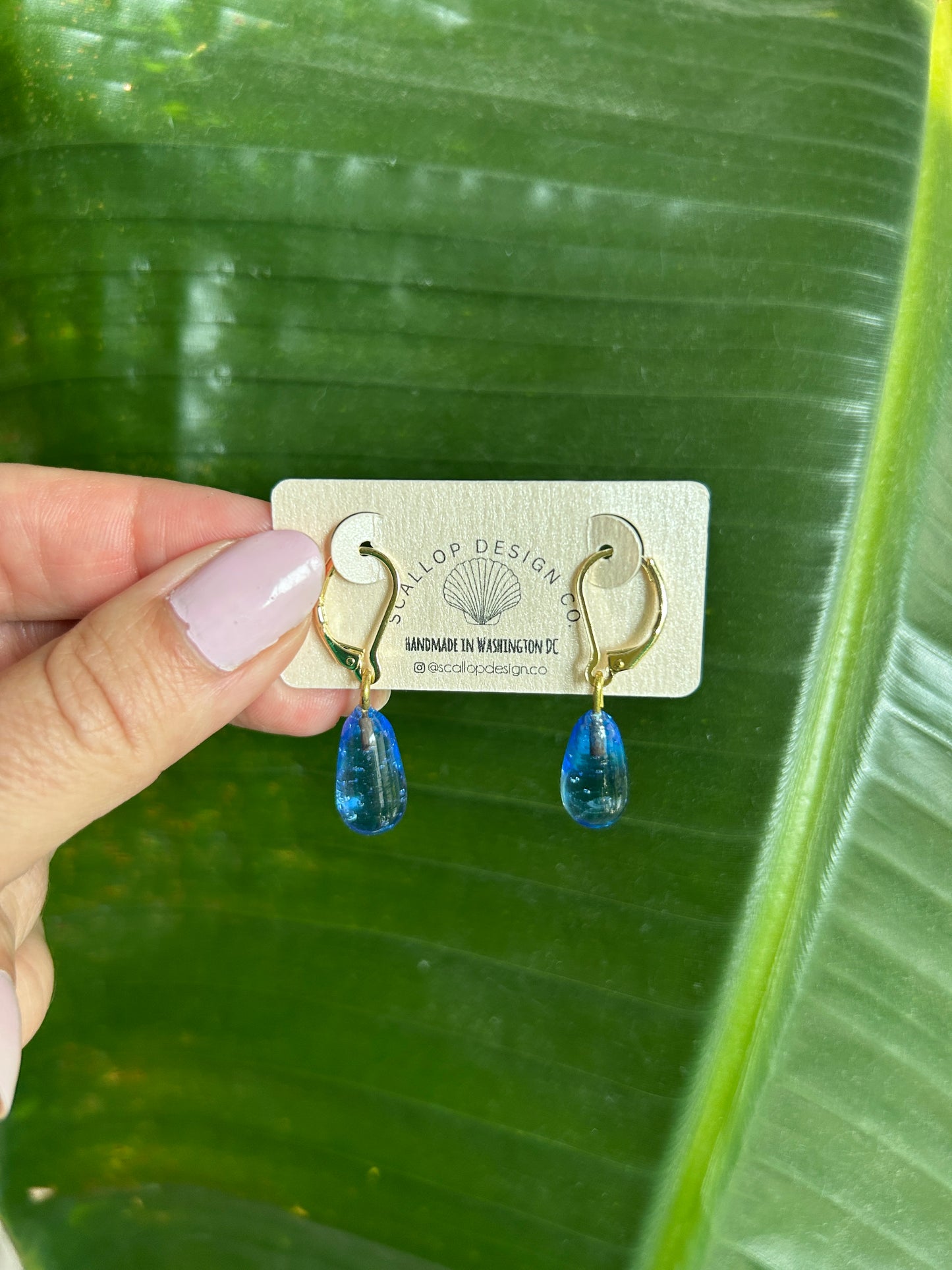 Moondrop - Upcycled Earrings