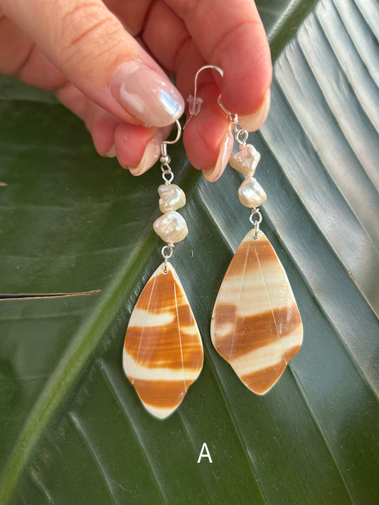 La Concha - Spanish autumn earrings