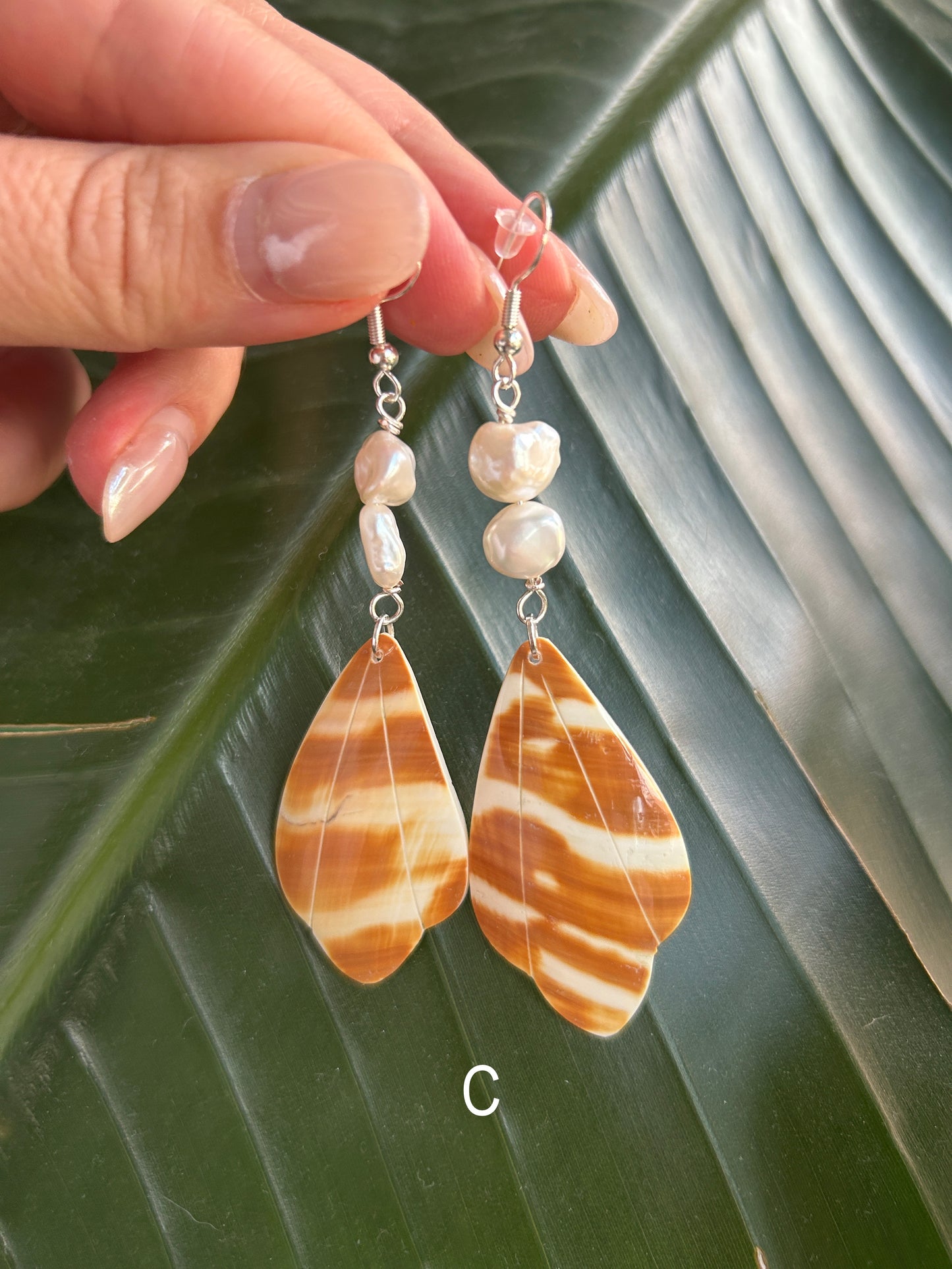 La Concha - Spanish autumn earrings