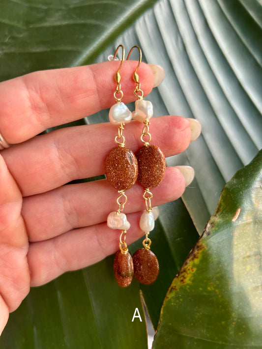 Albedo - dangling earrings - Fall Collection