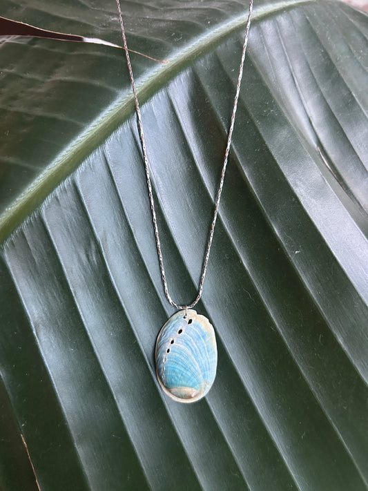 Whole abalone shell necklace - Pāua Collection