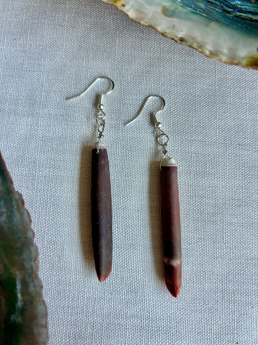 Urchin Spine Dangling Earrings