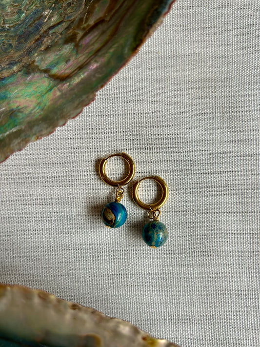 Sea Sediment Jasper Gold Huggies