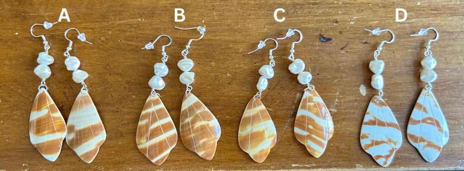 La Concha - Spanish autumn earrings
