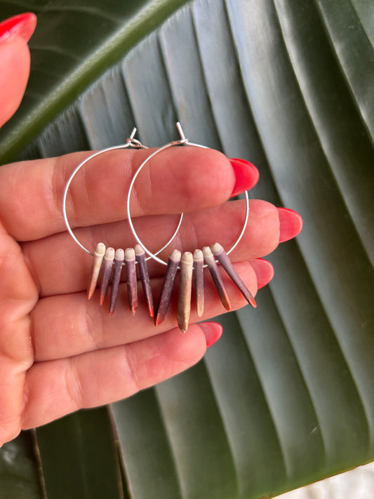 Urchin Spine Hoops